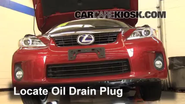 2011 Lexus CT200h 1.8L 4 Cyl. Aceite Cambiar aceite y filtro de aceite